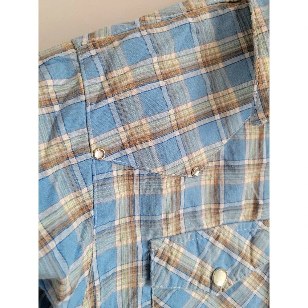 Escorpion Kids Pearl Snap Western Shirt quarter Sleeve  Size 12 Unisex